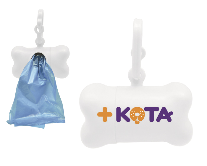 CONTENEDOR EN FORMA DE HUESO CON BOLSAS C787